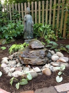 Custom water feature- pondless fountain