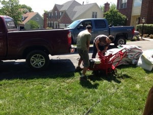 Getting the sod cutter working