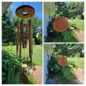 Jack Spencer JWS Woodshop Windchime Lotus Collage