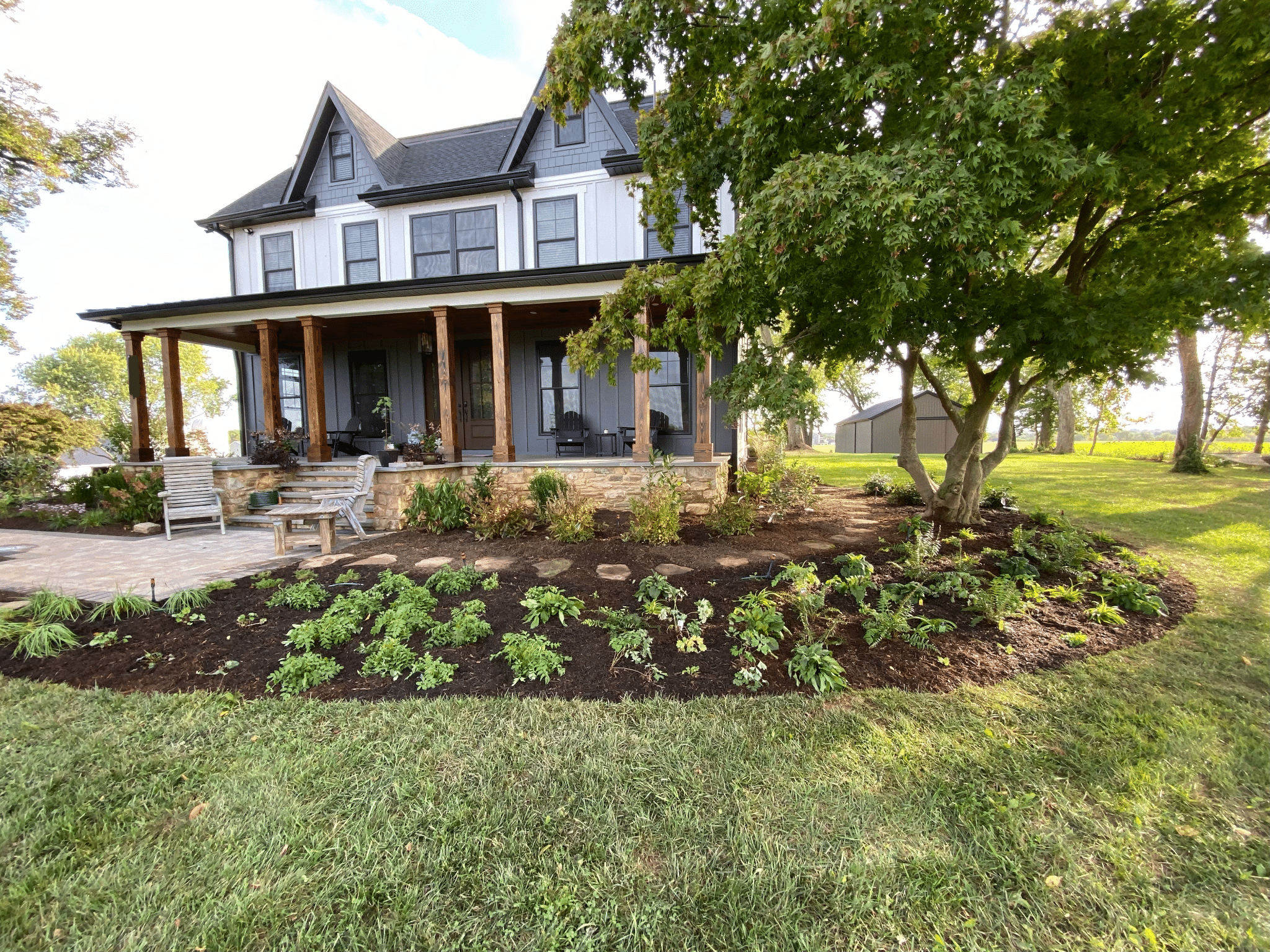 front foundation bed redo